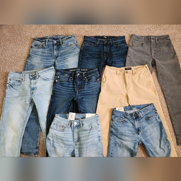 Mens Lot American Eagle AE Jeans Bundle - Picture 4 of 4